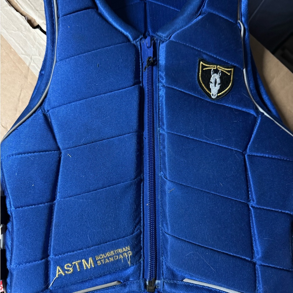 Blue Equestrian Safety Vest